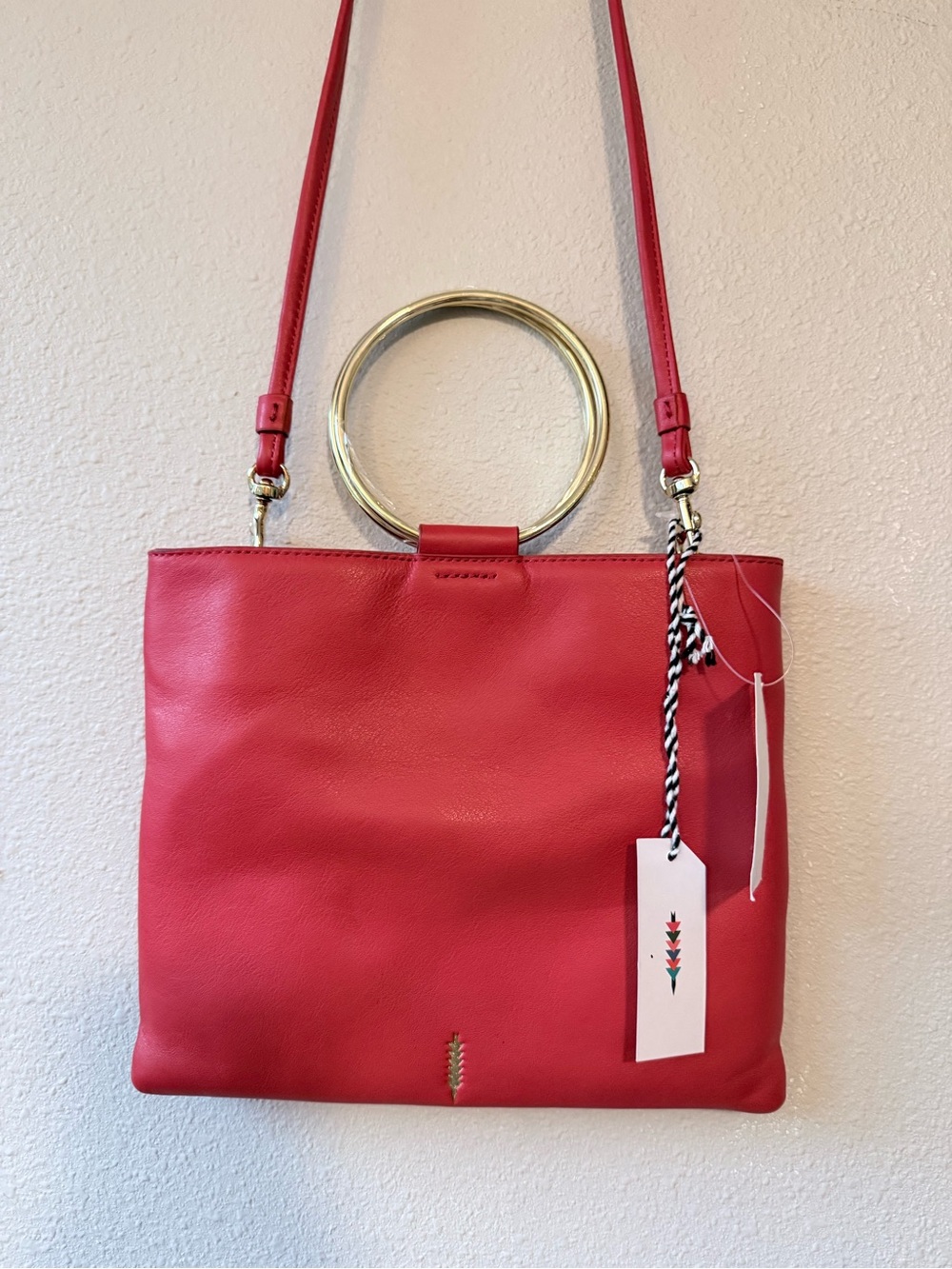 Thacker Siren Red Leather Sculpture Bag 2026 Fall Fashion Trend Hard Handle